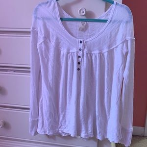 Free People casual long sleeve shirt